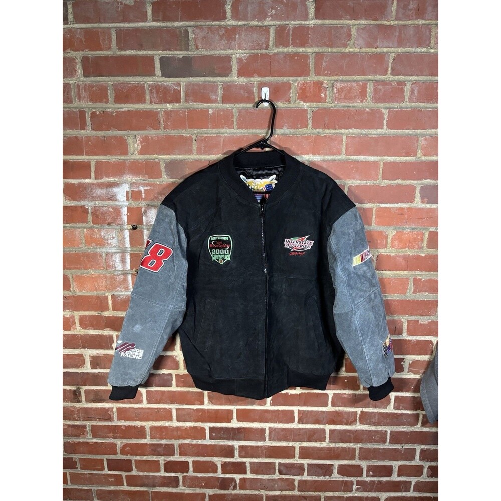 Vintage Y2k Jeff Hamilton Jacket Bobby Labonte Winston Cup NASCAR Champ Adult M